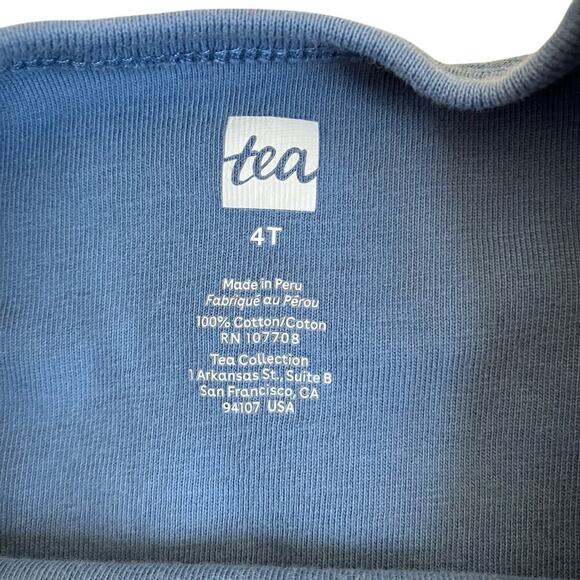 Girls Tea Collection & Carters Bundle Linen Blend Dresses Spring Summer 4/4T - Picture 15 of 16